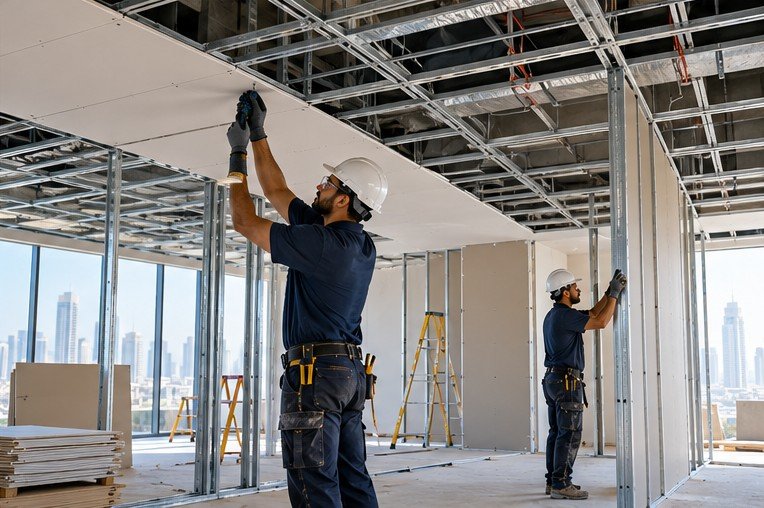 Ceilings and partitions